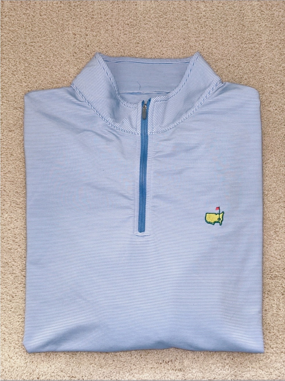 Peter Millar Masters Quarter 1/4 Zip Pullover Golf 2022 Size XL